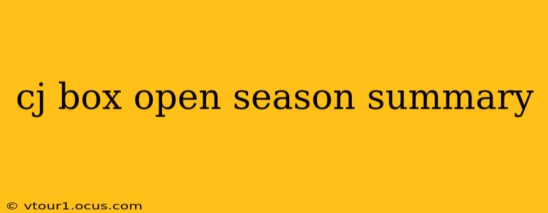 cj box open season summary