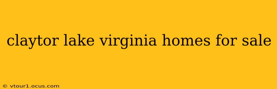 claytor lake virginia homes for sale