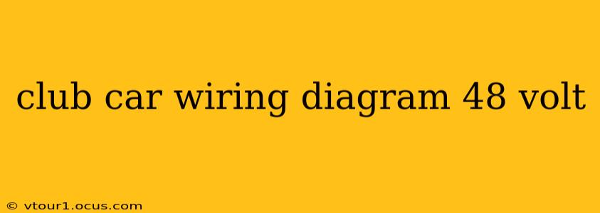 club car wiring diagram 48 volt