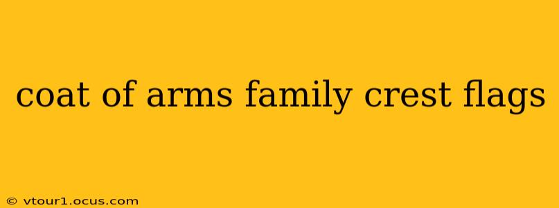 coat of arms family crest flags