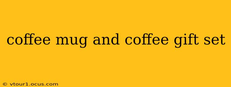 coffee mug and coffee gift set