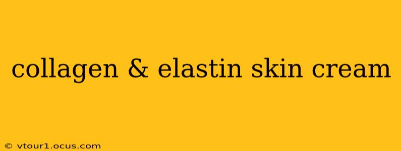 collagen & elastin skin cream