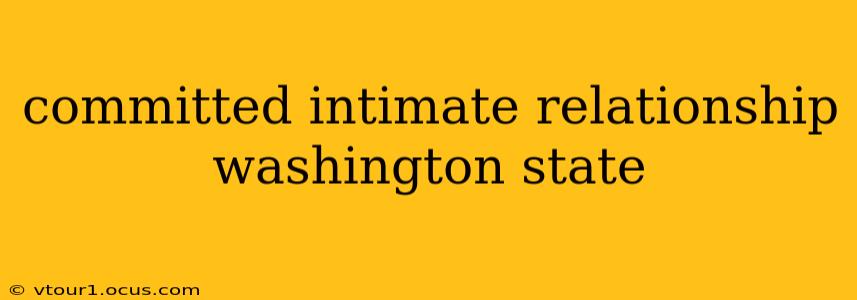 committed intimate relationship washington state