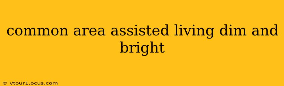 common area assisted living dim and bright