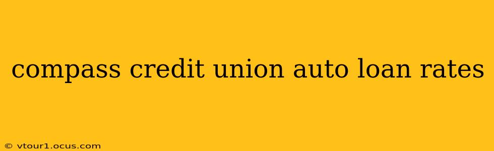 compass credit union auto loan rates