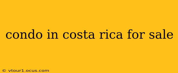 condo in costa rica for sale
