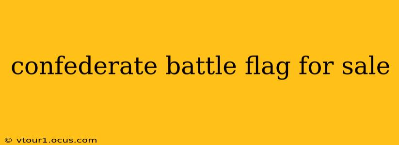confederate battle flag for sale