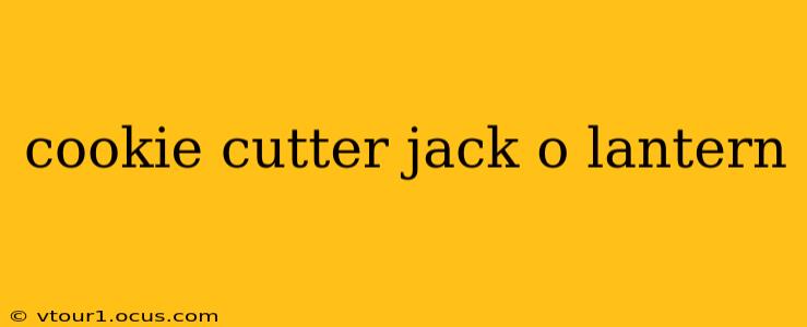 cookie cutter jack o lantern