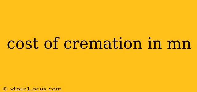 cost of cremation in mn
