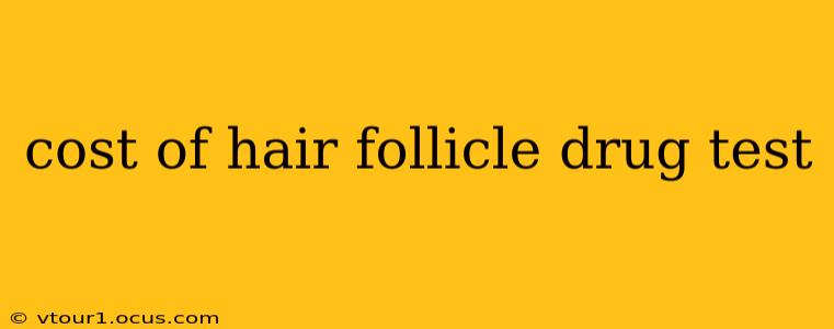 cost of hair follicle drug test