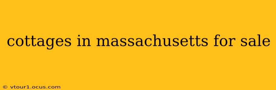 cottages in massachusetts for sale