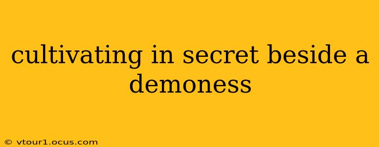 cultivating in secret beside a demoness