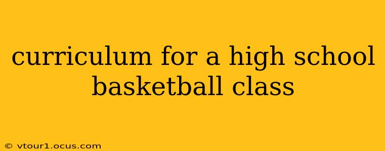 curriculum for a high school basketball class