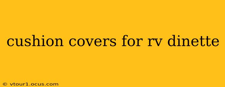 cushion covers for rv dinette