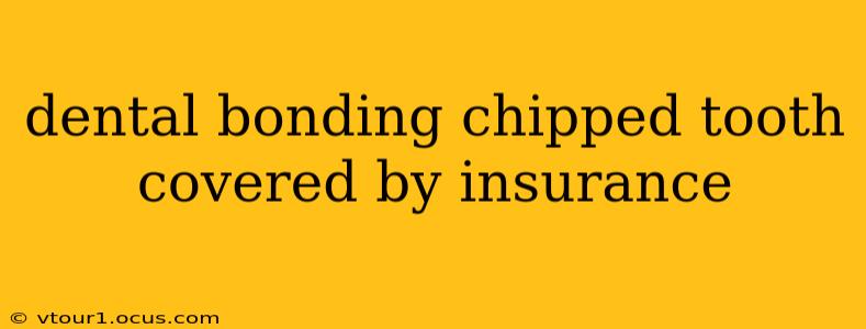 dental bonding chipped tooth covered by insurance