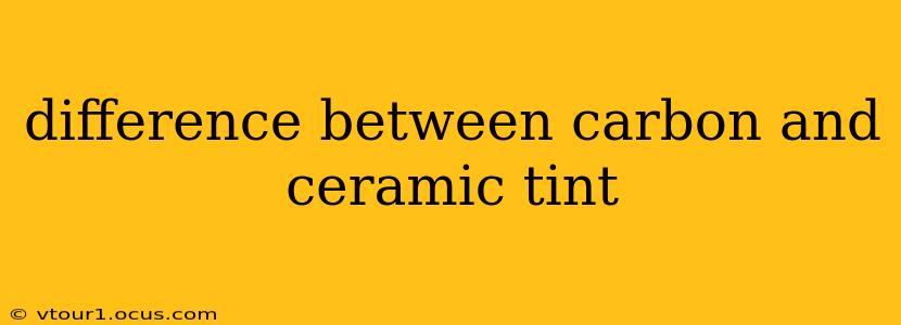 difference between carbon and ceramic tint