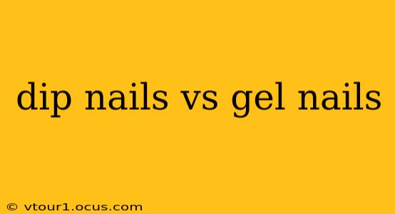 dip nails vs gel nails