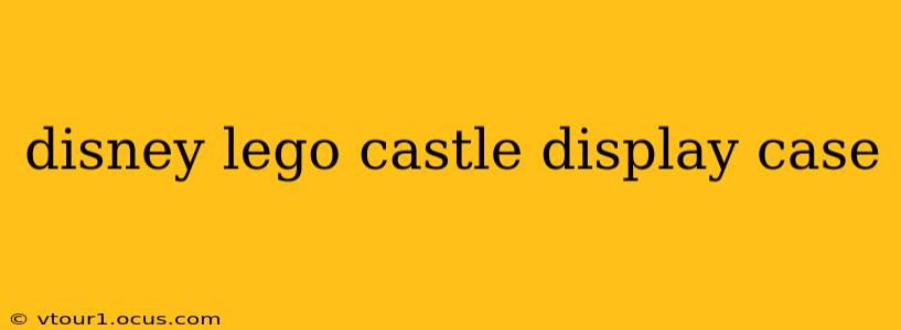 disney lego castle display case