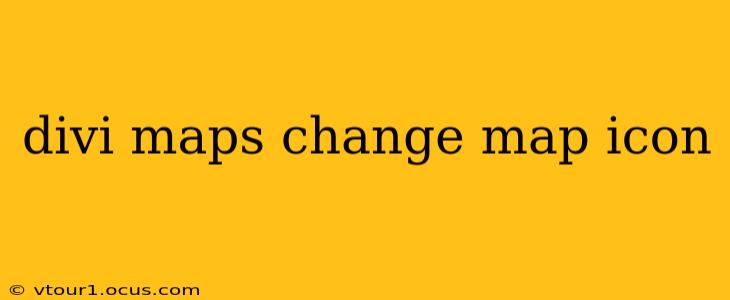 divi maps change map icon