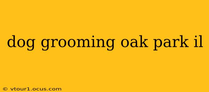 dog grooming oak park il