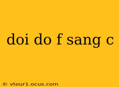 doi do f sang c