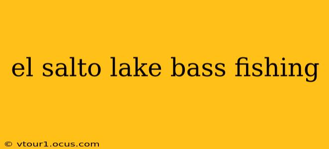 el salto lake bass fishing