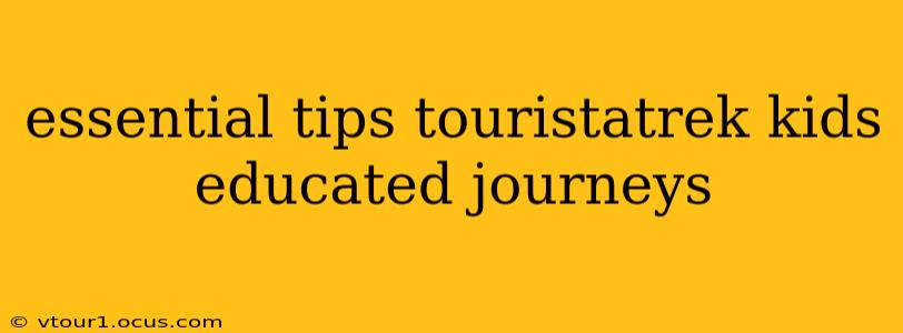 essential tips touristatrek kids educated journeys