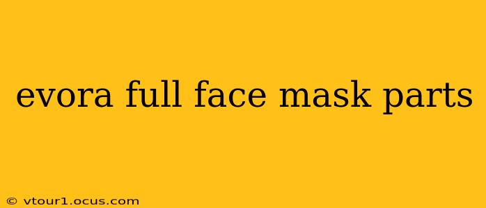 evora full face mask parts