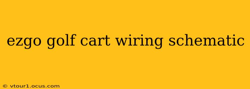 ezgo golf cart wiring schematic