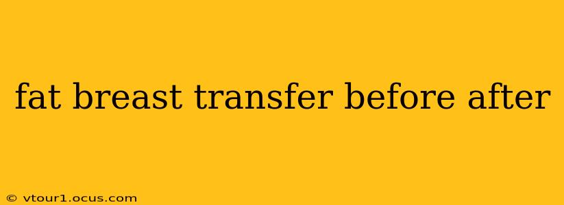 fat breast transfer before after