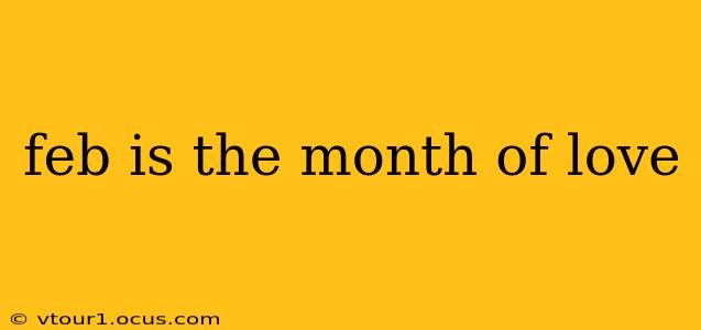 feb is the month of love