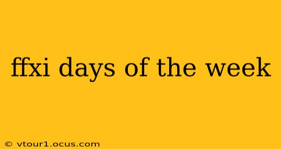 ffxi days of the week
