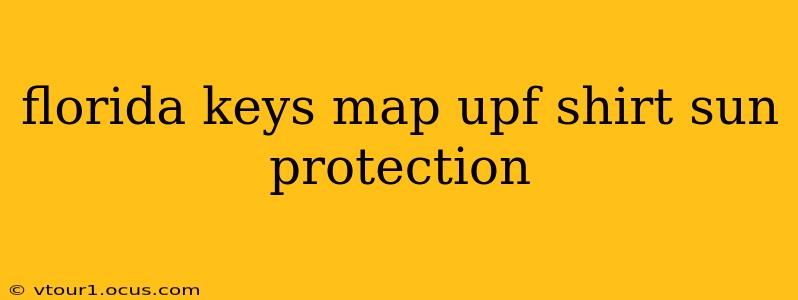 florida keys map upf shirt sun protection