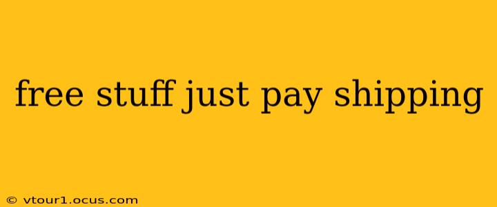 free stuff just pay shipping