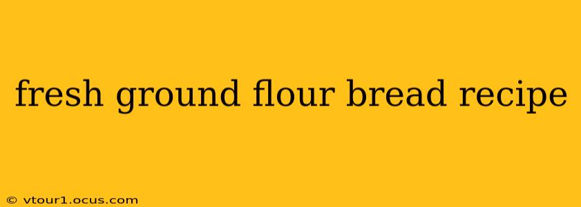 fresh ground flour bread recipe