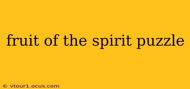 fruit of the spirit puzzle