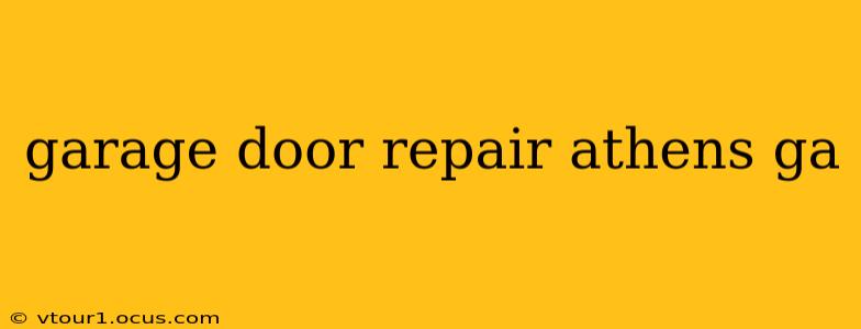 garage door repair athens ga
