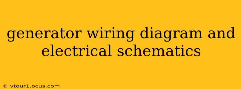 generator wiring diagram and electrical schematics