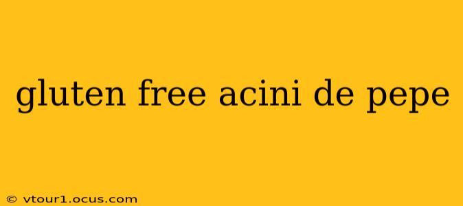 gluten free acini de pepe