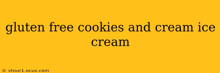 gluten free cookies and cream ice cream