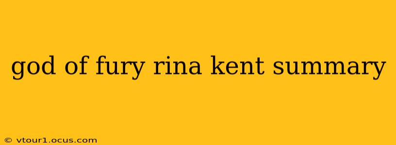 god of fury rina kent summary