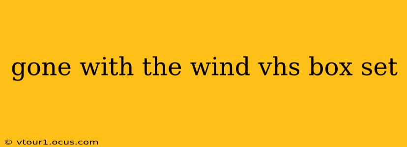 gone with the wind vhs box set