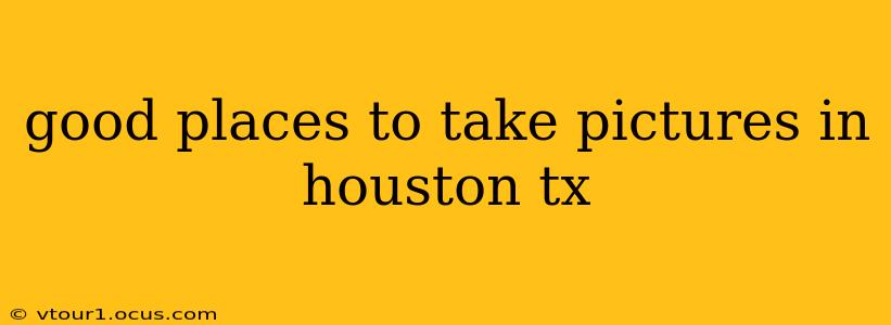 good places to take pictures in houston tx