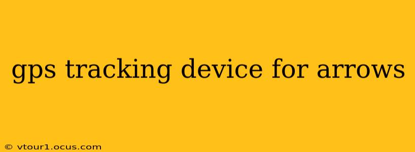 gps tracking device for arrows