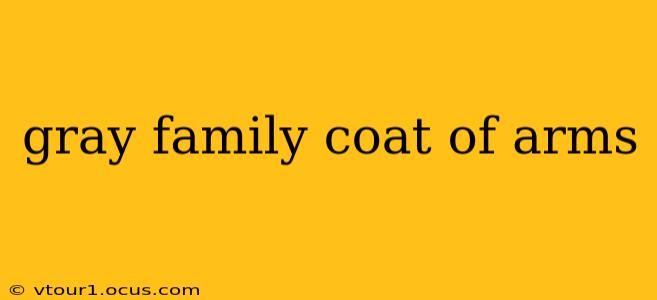 gray family coat of arms