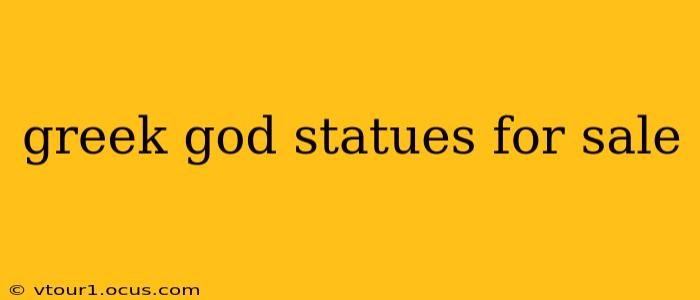 greek god statues for sale