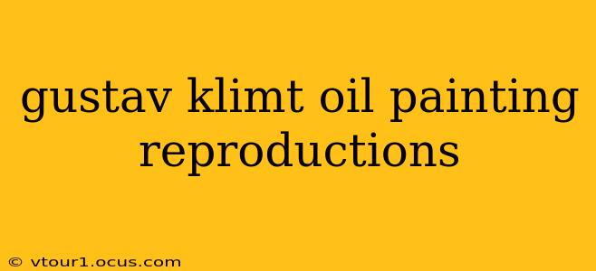 gustav klimt oil painting reproductions