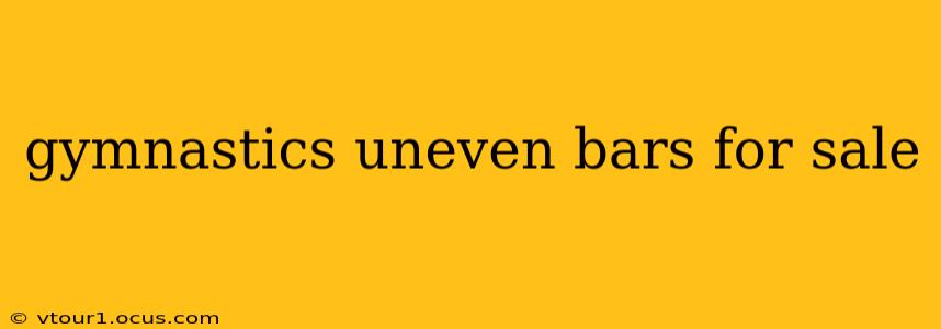 gymnastics uneven bars for sale