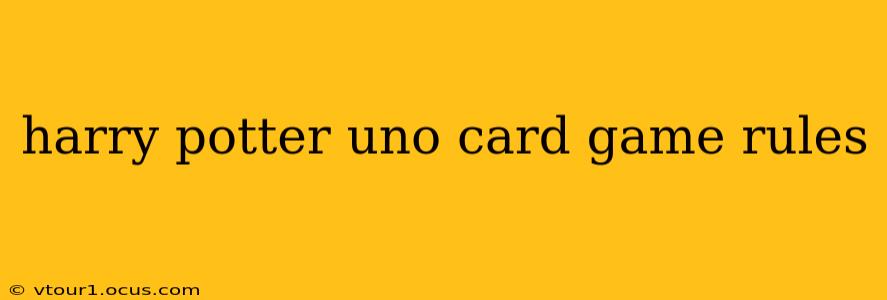 harry potter uno card game rules