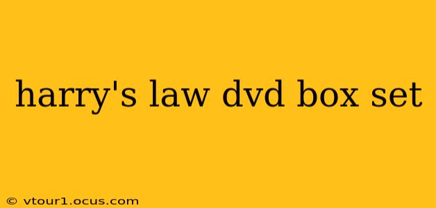harry's law dvd box set